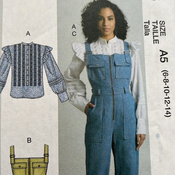 McCall Sewing Pattern - Overalls and Top M8008 - Picture 8 of 8